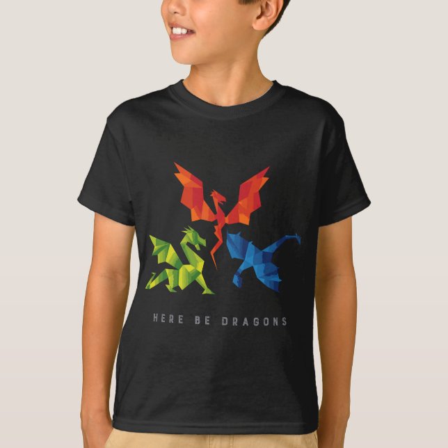 Camiseta SCP-1762 Donde Los Dragones Fueron Arrastrados Al  (Anverso)