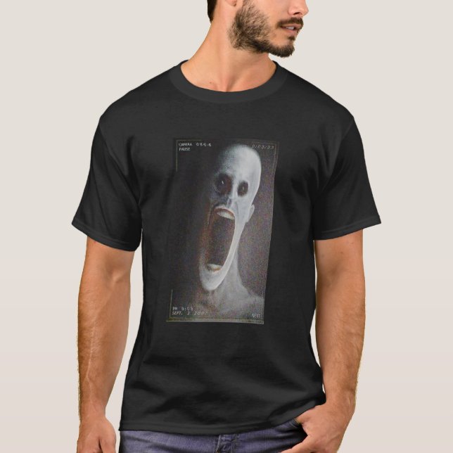 Camiseta Scp Foundation Shy Guy Scp 096 (Anverso)