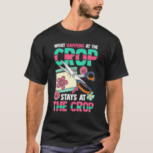 Camiseta Scrapbook Crop Retreat Hand Crafting Scrapbooking