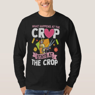Camiseta Scrapbook Crop Retreat Hand Crafting Scrapbooking
