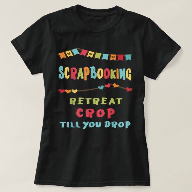 Camiseta Scrapbooking Divertido Trip Scrapbook Fan Wins (Diseño del anverso)
