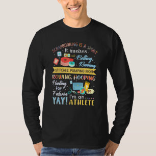 Camiseta Scrapbooking Es Un Deporte Que Implica Batting Run