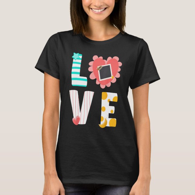 Camiseta Scrapbooking Scrapbooker LOVE (Anverso)