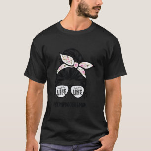 Camiseta Scrapreserve mamá vida desordenada gafas de pelo d
