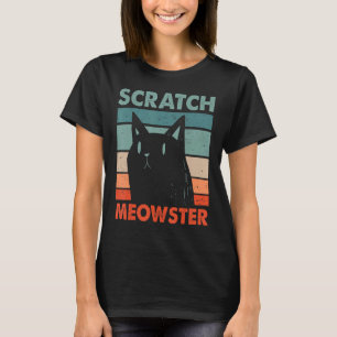 Camiseta Scratch Meowster Cat Humor gatito gatito Chiste ga