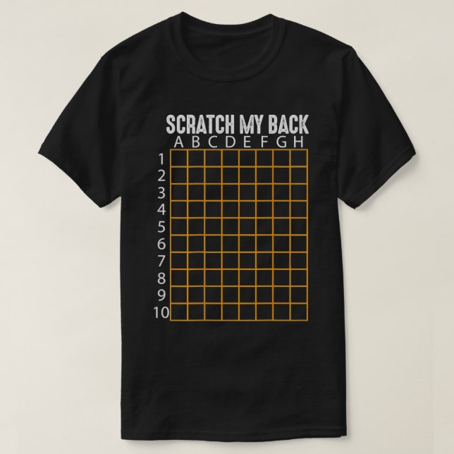 Camiseta Scratch My Back Funny Back Scratcher Scratching  (Diseño del anverso)