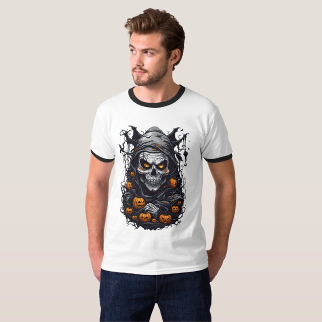 Camiseta Scray Halloween (Anverso completo)