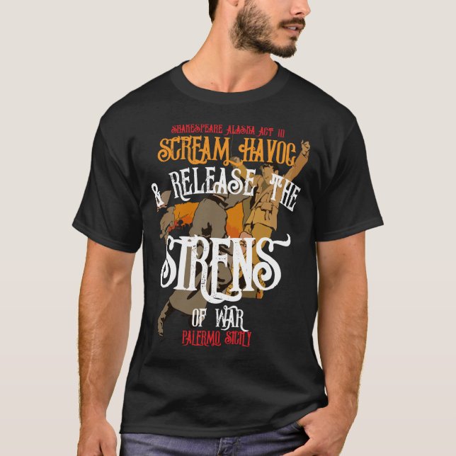 Camiseta Scream Havoc Turnagain Arm Sirens War Alaska (Anverso)