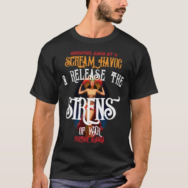 Camiseta Scream Havoc Turnagain Arm Sirens War Alaska (Anverso)
