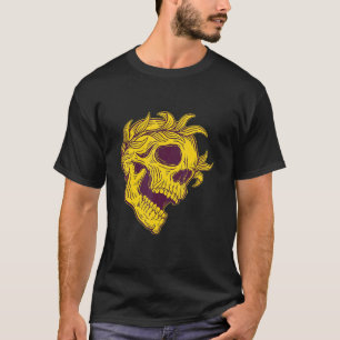 Camiseta Scream Skull Heads Grunge Punk Metalizado