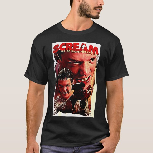 Camiseta Scream Stu Picture Art (Anverso)