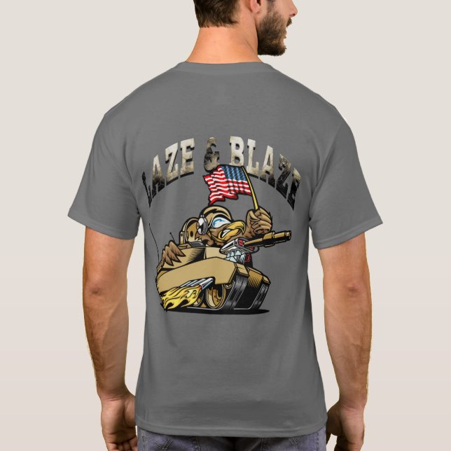 Camiseta "SCREAMIN' LAZE & BLAZE" (Reverso)