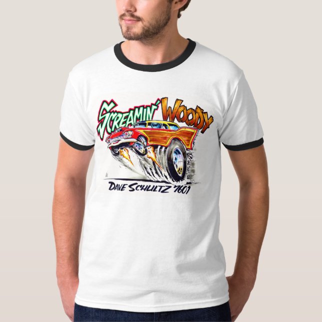 Camiseta Screamin' Woody Ringer Shirt (Anverso)