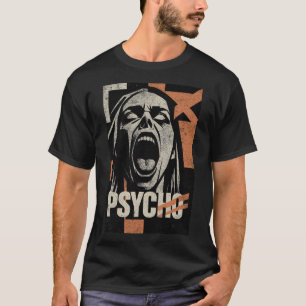 Camiseta Screaming Psycho Thriller Art