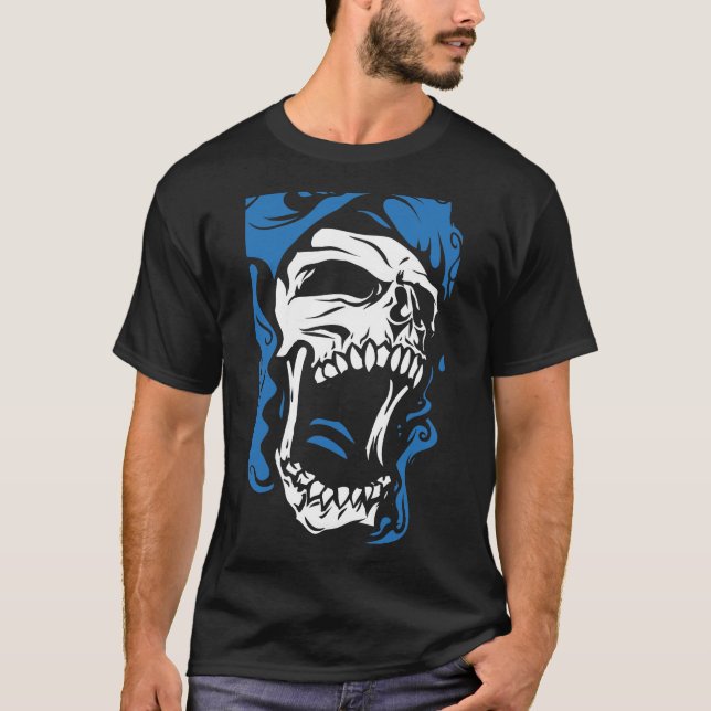 Camiseta screaming skull (Anverso)