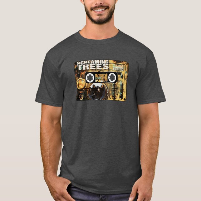 Camiseta SCREAMINGREES CASSETTE divertido (Anverso)