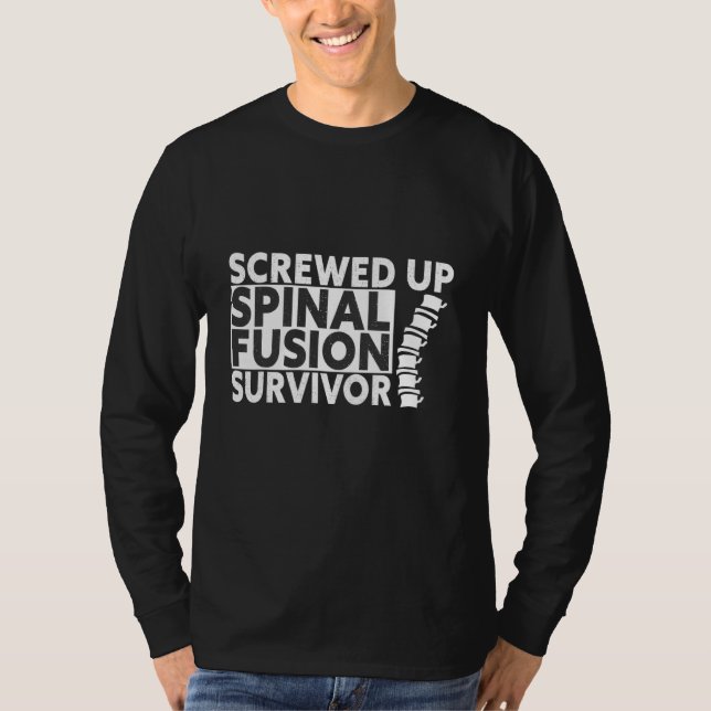 Camiseta Screwed Up Spinal Fusion Survivor (Anverso)