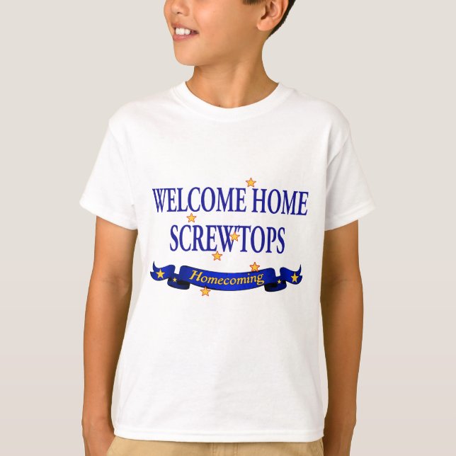 Camiseta Screwtops casero agradable (Anverso)
