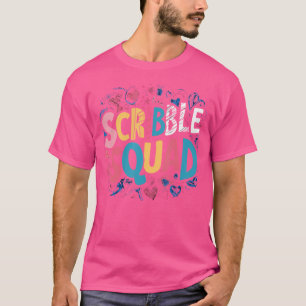 Camiseta Scribble Squad Funny Esbozando El Ventilador Costu