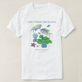 Camiseta Scribbled Angelfish and More | Ocean Life