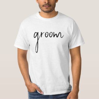 Camiseta Script Black Groom