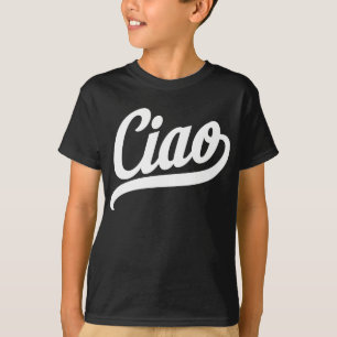 Camiseta Script de Ciao (blanco)