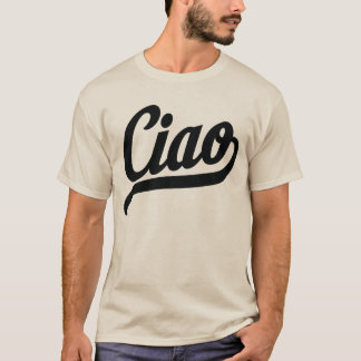 Camiseta Script de Ciao (negro)