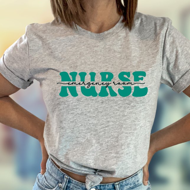 Camiseta Script de enfermería de sala de emergencias (Subido por el creador)