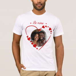 Camiseta Script & Sketch Heart Photo Retro Sé Mío