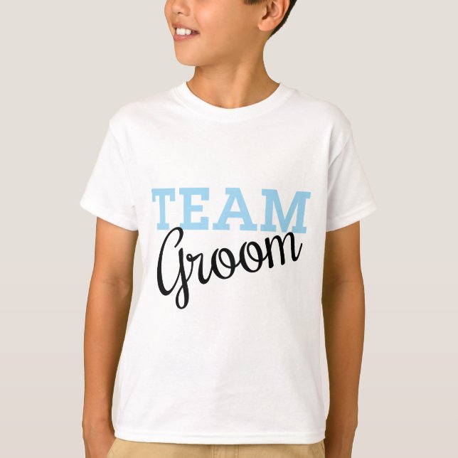 Camiseta Script Team Groom (Anverso)