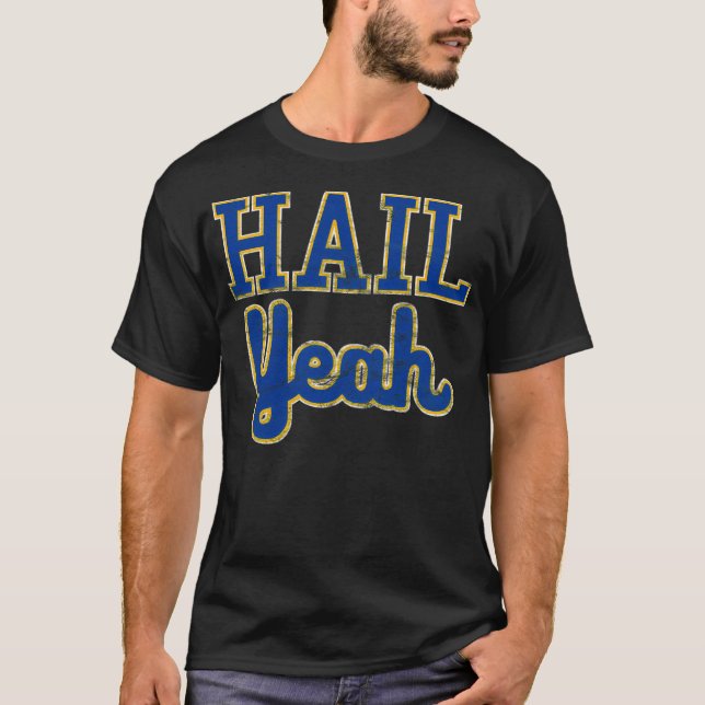 Camiseta Script vintage Hail Yeah Pittsburgh (Anverso)