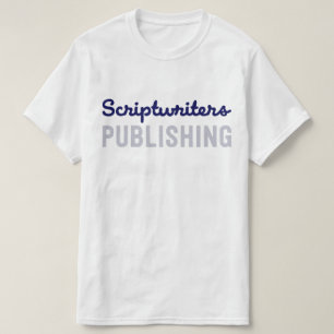 Camiseta Scriptwriters que publican azules marinos/la