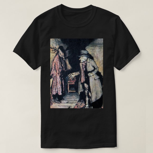 Camiseta Scrooge empieza a sentirse nervioso. - Un coche de (Diseño del anverso)