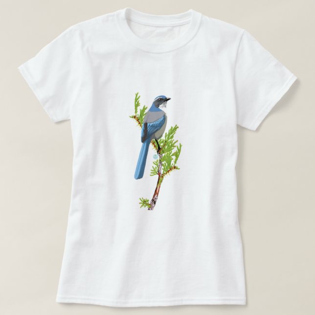 Camiseta Scrub-Jay de Woodhouse (Diseño del anverso)