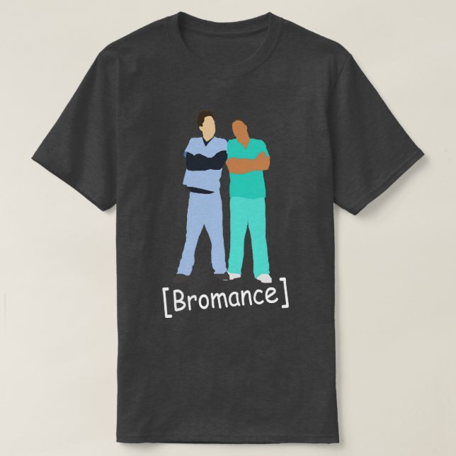 Camiseta Scrubs Bromance (Diseño del anverso)
