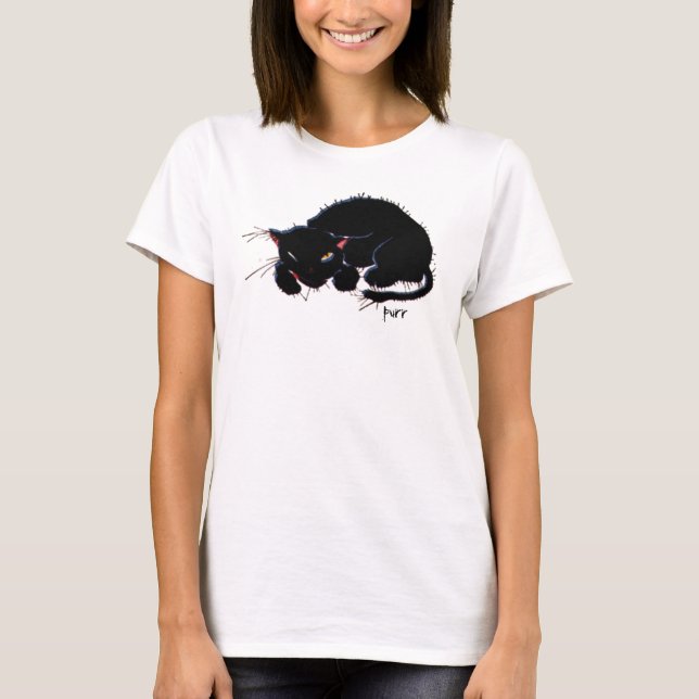 Camiseta Scruffy Cat (Anverso)