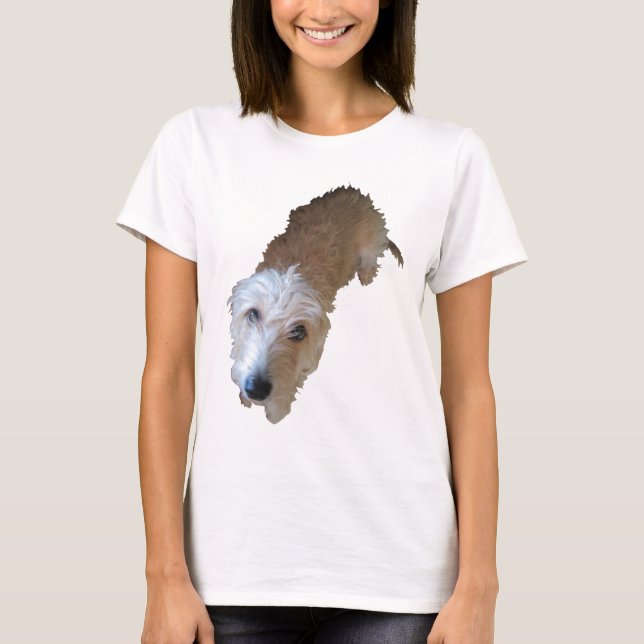 Camiseta Scruffy Dog Womens Baby Doll T-Shirt (Anverso)
