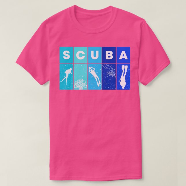 Camiseta Scuba Abraza el mar Scuba buceo Los amantes del oc (Diseño del anverso)