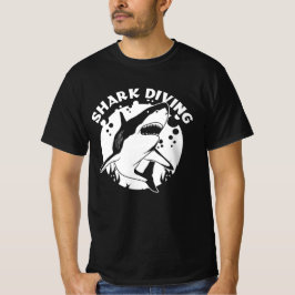 Camiseta Scuba Buceando Con Tiburones