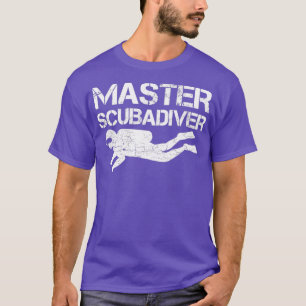 Camiseta Scuba Buceo Master Scuba Buceador Subacuático S