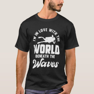 Camiseta Scuba Buceo Océano abierto agua Scuba Buceador baj