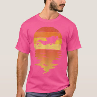 Camiseta Scuba Buceo Shirt Retro Sunset 70S Vintage Scuba