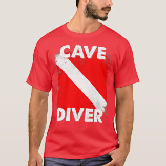 Camiseta SCUBA Cave Diver Instructores Divemasters Buceo