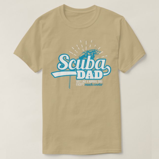 Camiseta Scuba Dad (Diseño del anverso)