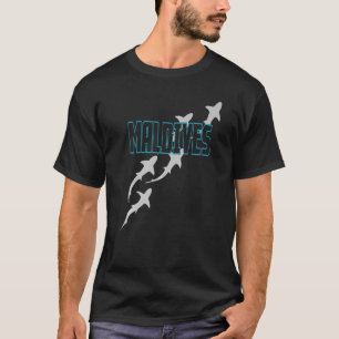 Camiseta Scuba de tiburones buceando en Maldivas buceando c