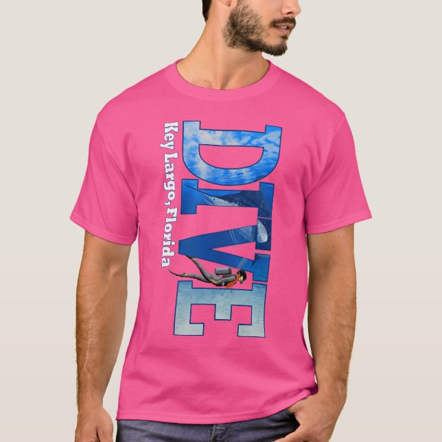 Camiseta Scuba Dive Key Largo Buceo Snorkeling (Anverso)