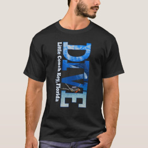 Camiseta SCUBA DIVE Little Conch Key Buceo Snorkel
