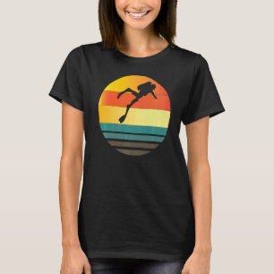 Camiseta Scuba Diver Sunset Libre actividad submarina
