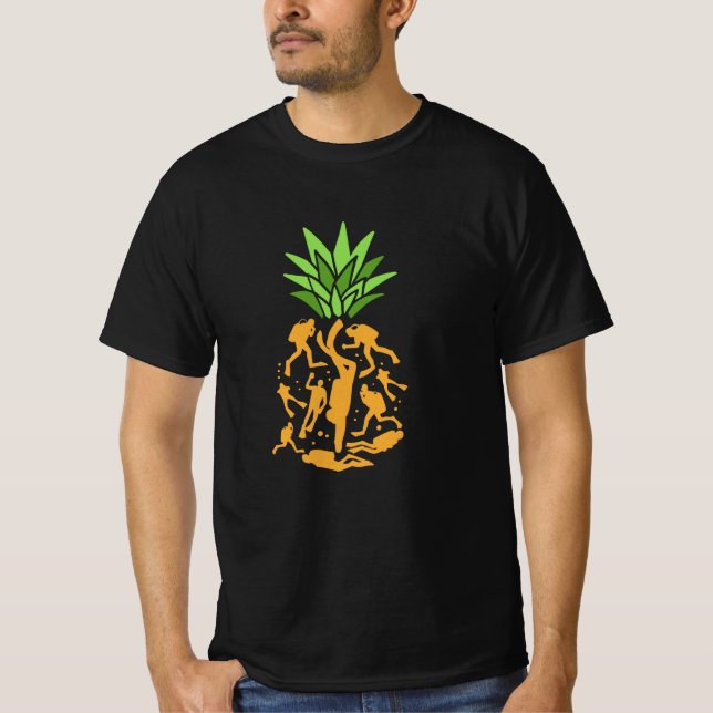 Camiseta Scuba Divers Pineapple (Anverso)