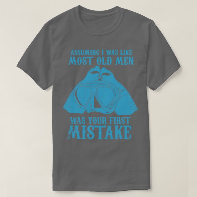 Camiseta SCUBA DIVIDE tu primer error 3 (Diseño del anverso)
